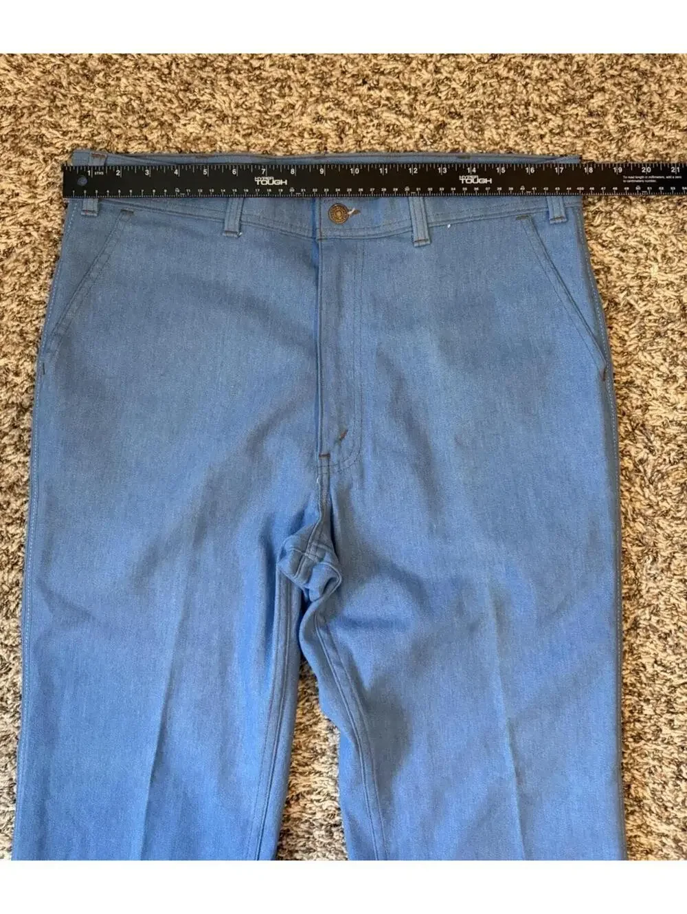 VTG Levi’s Light Wash Blue Relaxed Denim Skosh More Room Jeans Men’s Size 36x35